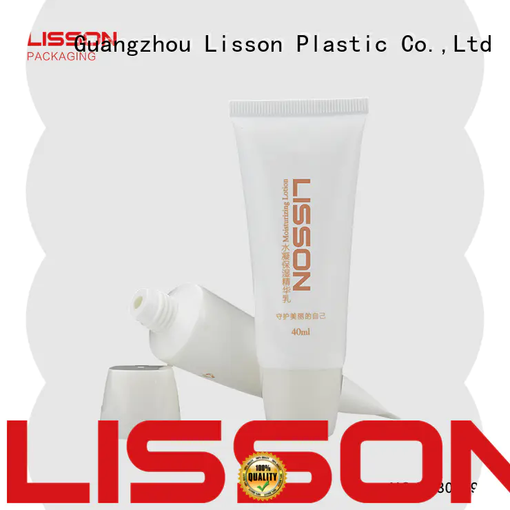 Lisson 120g squeeze tubes for lotion silver coating for sun cream