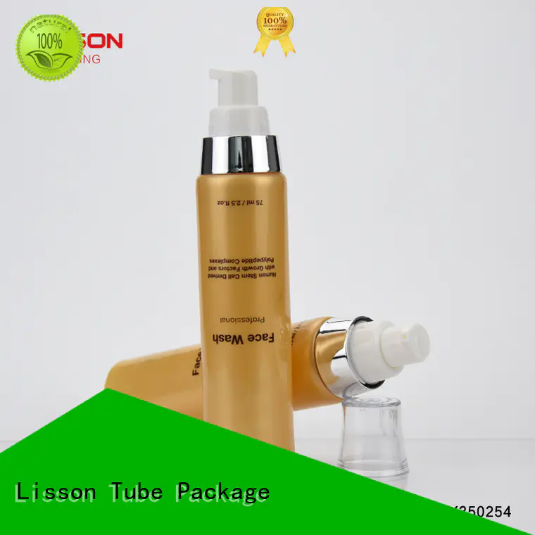 plastic barrier lotion pump Lisson Tube Package Brand