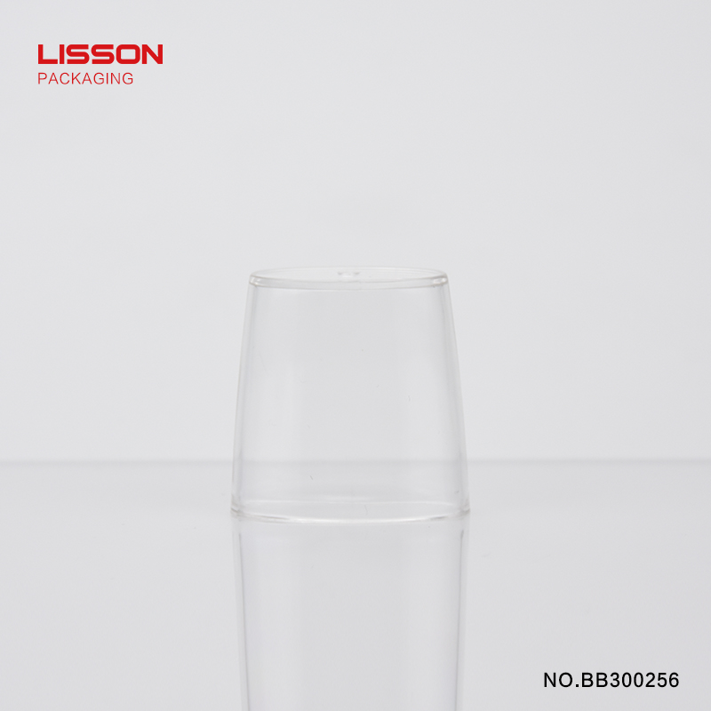 Lisson transparent airless pump bottles barrier for lotion