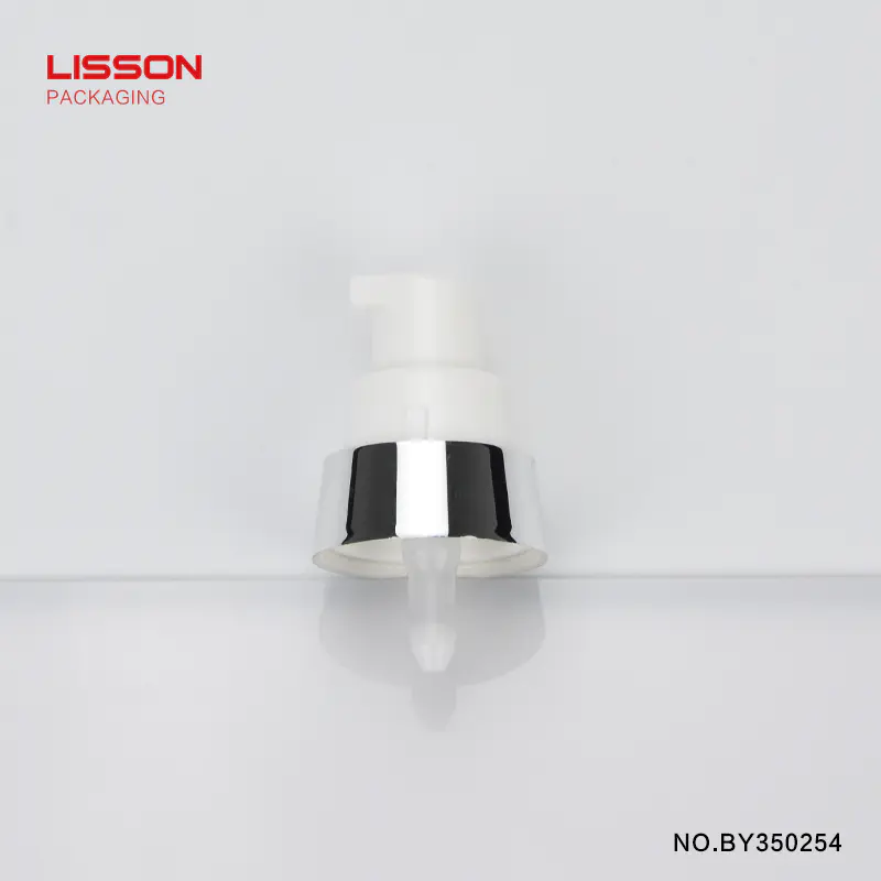 Lisson hand lotion pump barrier for packaging