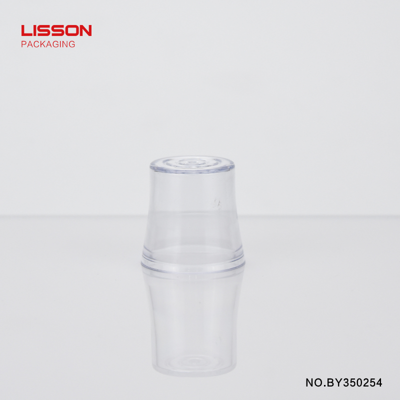 Lisson airless pump bottles clear for lotion