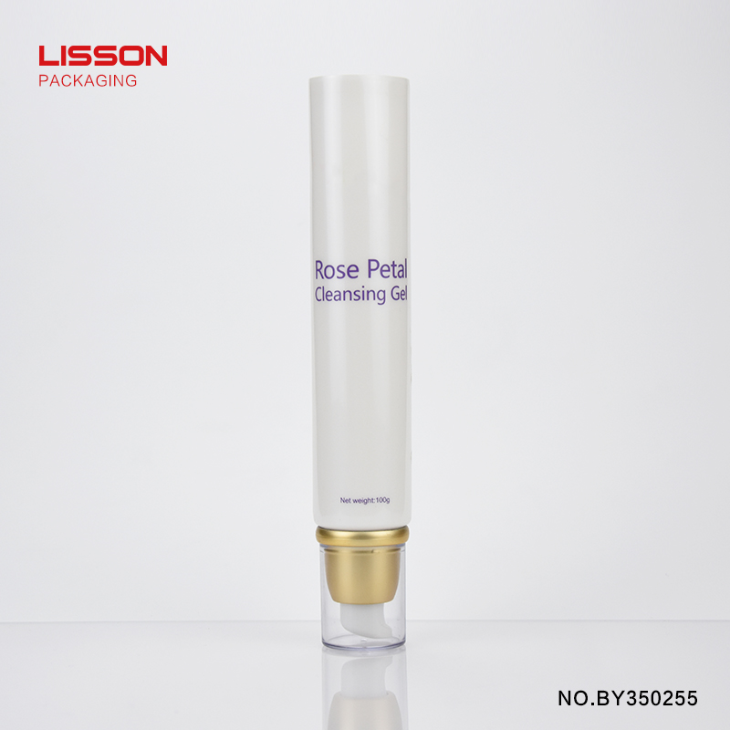 aluminum oval pump tops for bottles cosmetic Lisson Tube Package company