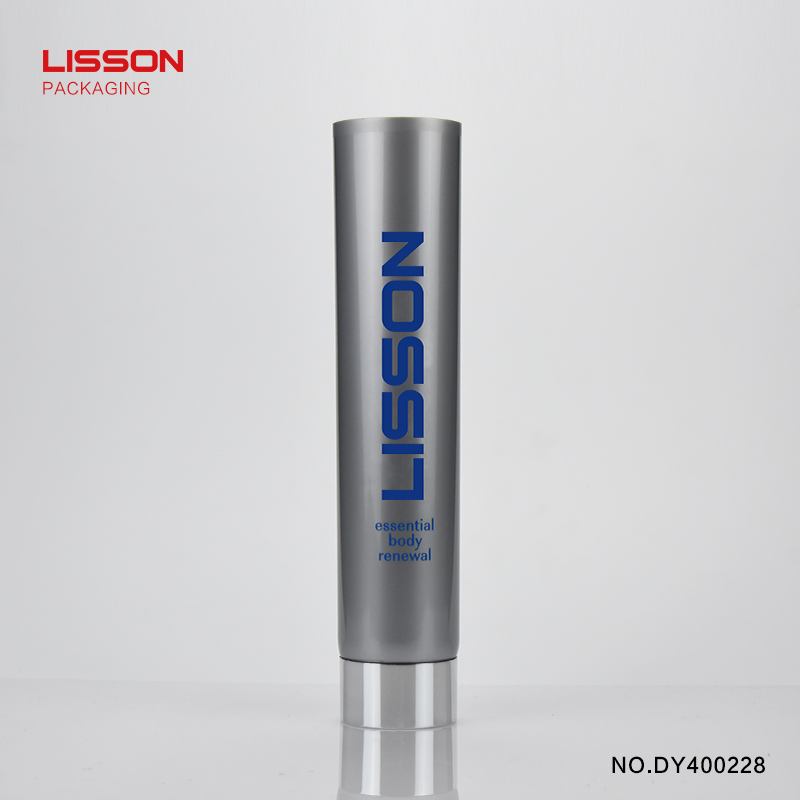 Lisson embossment plastic tube containers double for lotion