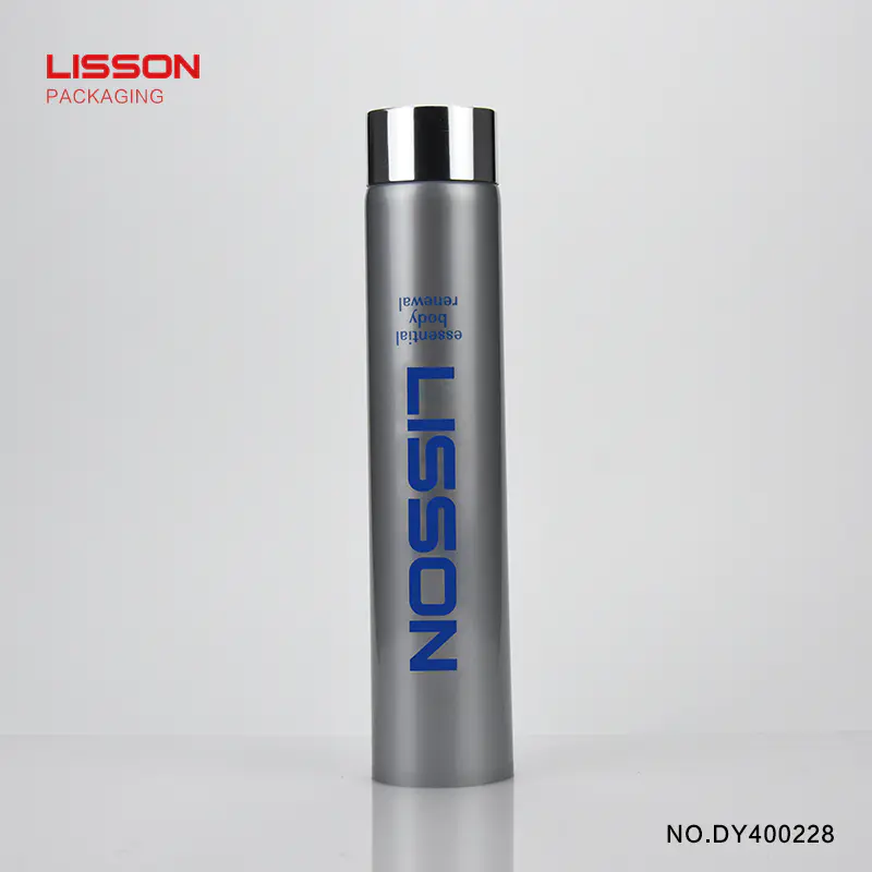 Lisson aluminium covered plastic tube packaging round rotary for cleaner