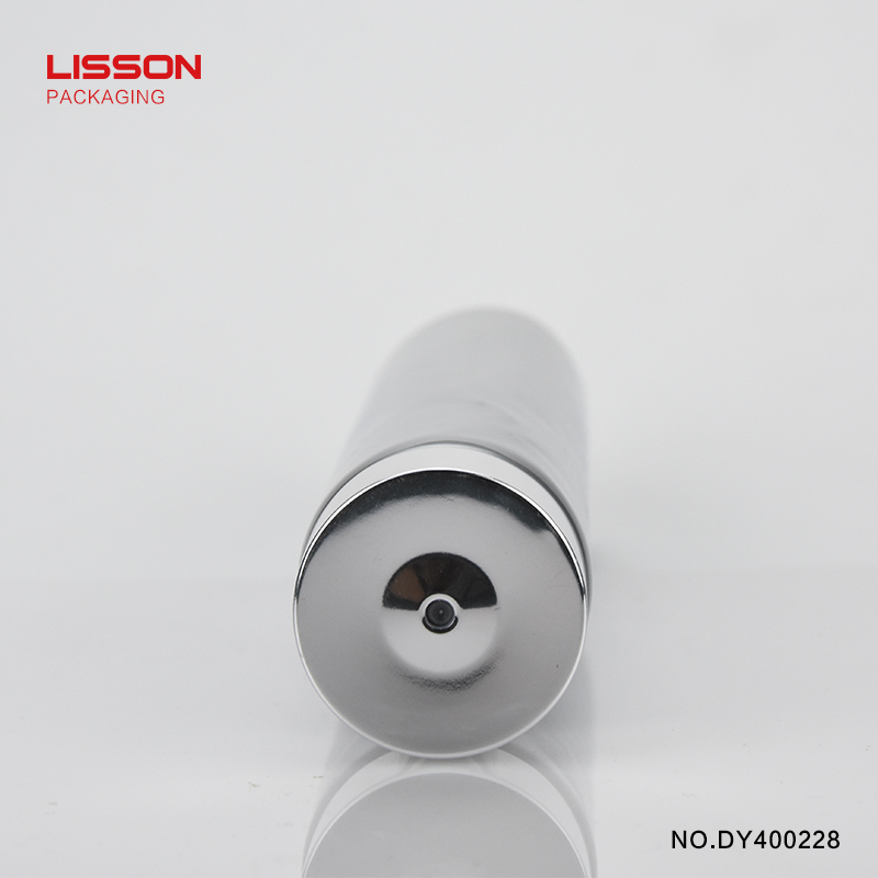 Lisson embossment plastic tube containers double for lotion