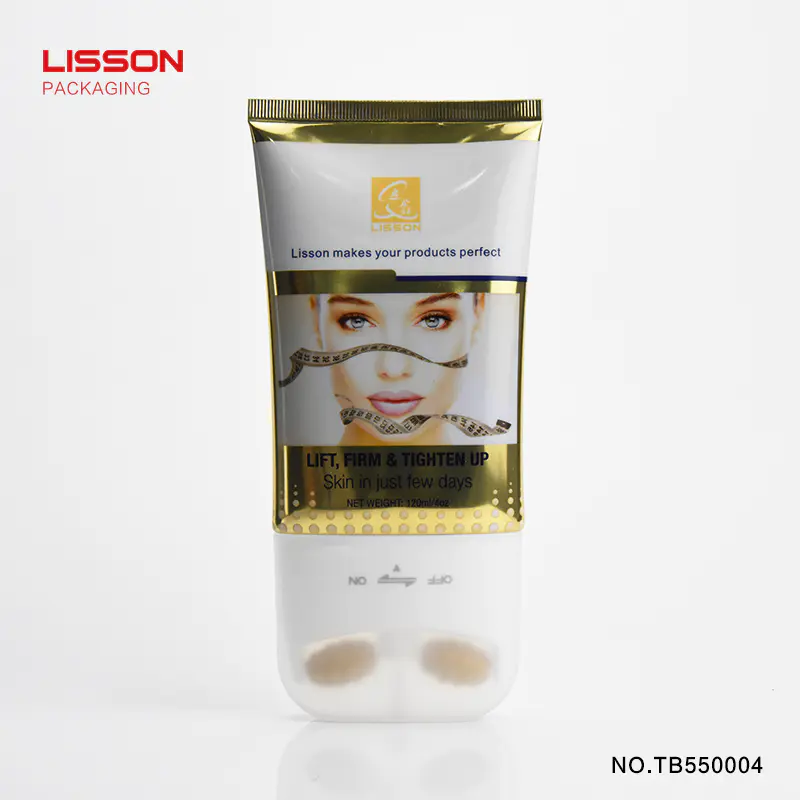 Lisson embossment cosmetic squeeze tubes wholesale therapy for lotion