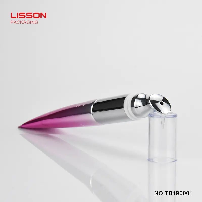 Lisson Tube Package Brand acrylic angle custom airless cosmetic bottles