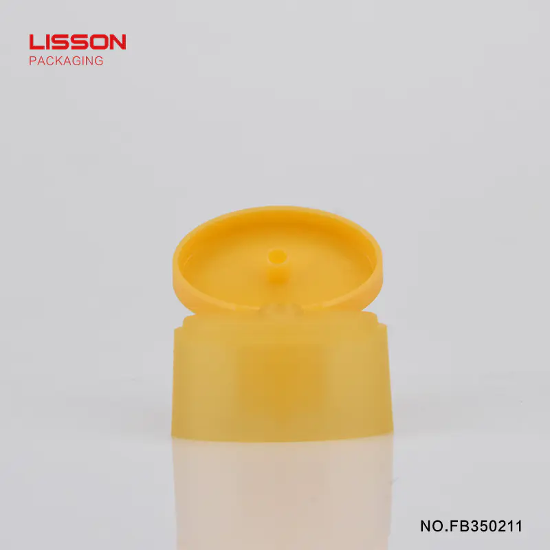 Eco-friendly hand cream sealed oval tube with flip top cap