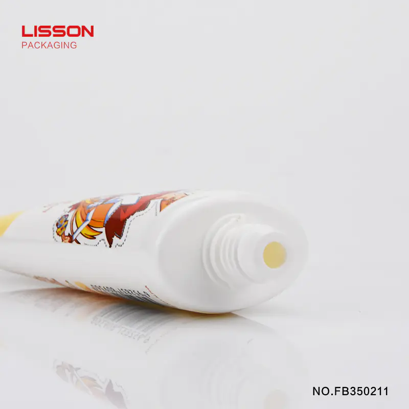 Custom plastic top  Lisson Tube Package oval