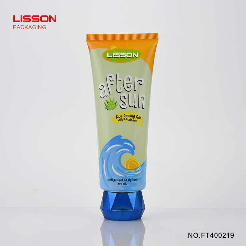 Lisson clear plastic tube chic design for facial cleanser-7