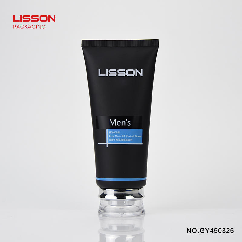 150ml Men’s facial washer cosmetic plastic packaging tube