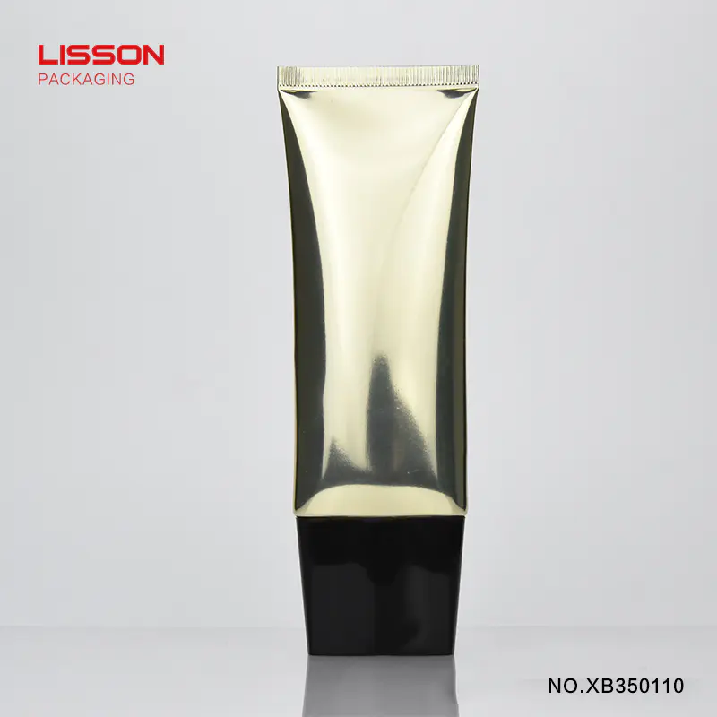 Luxury BB cream cosmetic super oval packaging tube