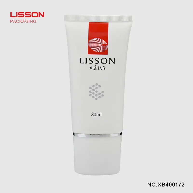 Lisson right angle empty lotion tubes top quality for makeup