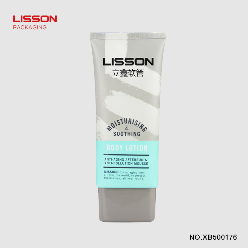 Lisson biodegradable shampoo squeeze tube packaging free sample for skin care-3