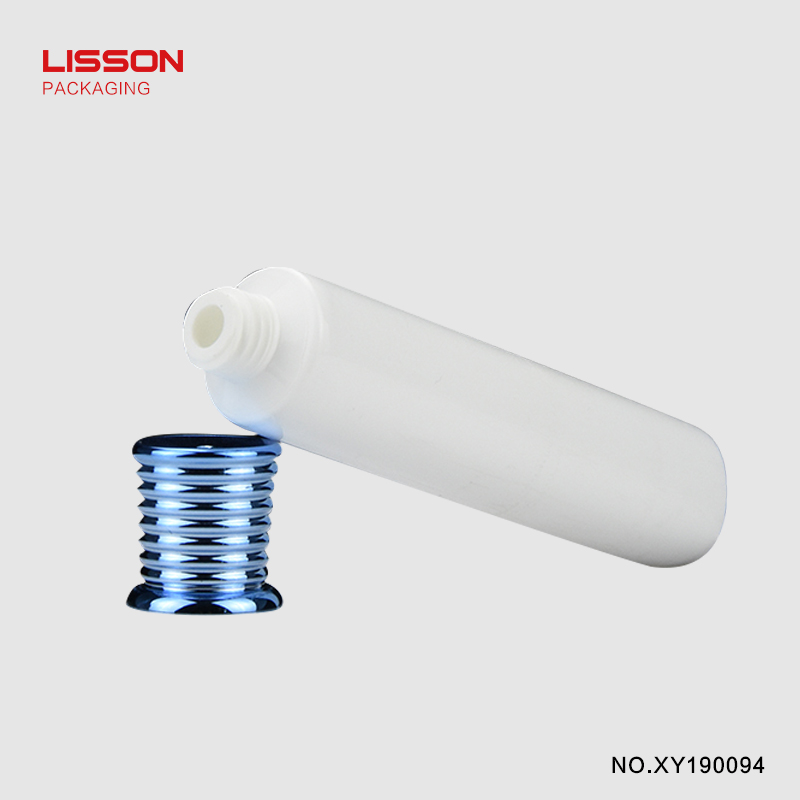 D19 Round tube with thread screw cap as shape of hat