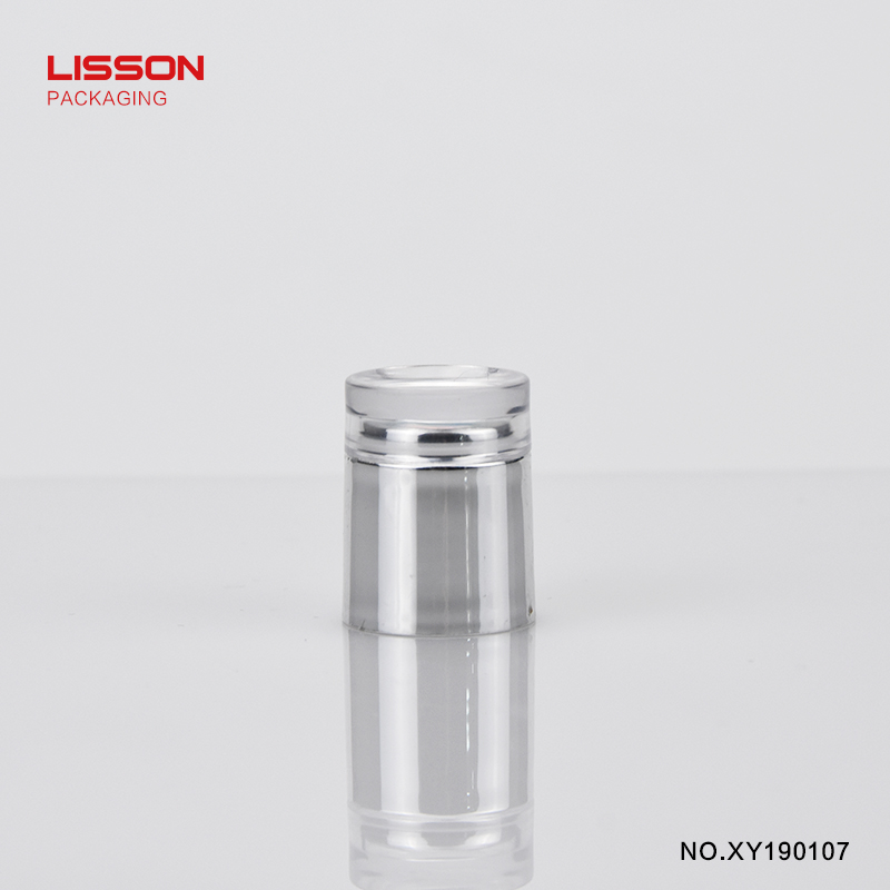 Luxury 10g acrylic cap lip gloss tube