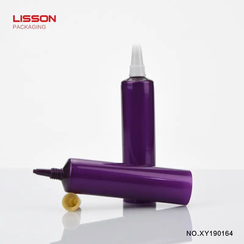 10ml round cosmetic tube with bullet screw cap for essence, foundation