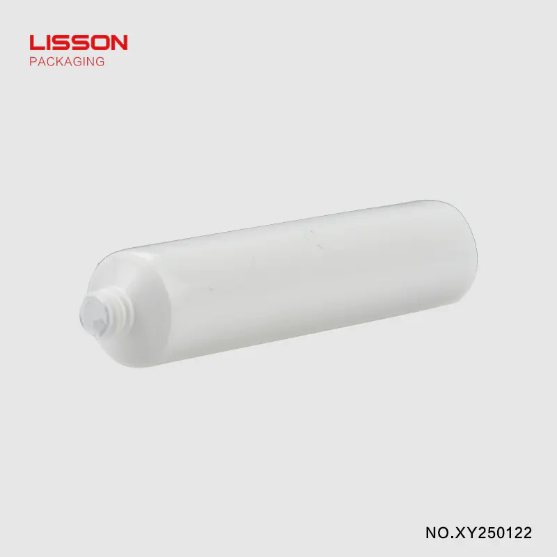 screw Custom round hollow plastic tube caps Lisson top