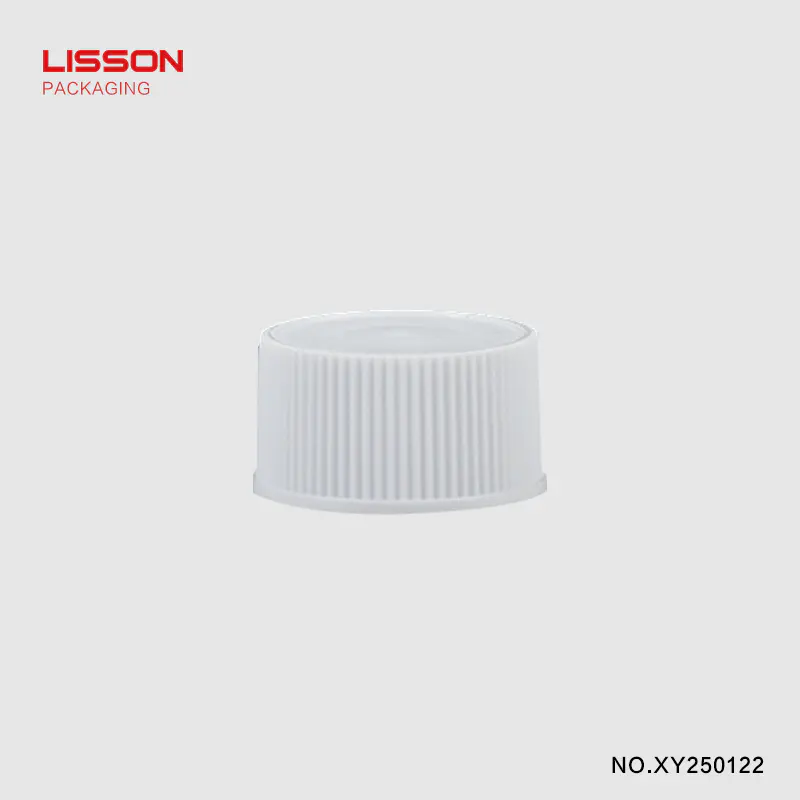 screw Custom round hollow plastic tube caps Lisson top