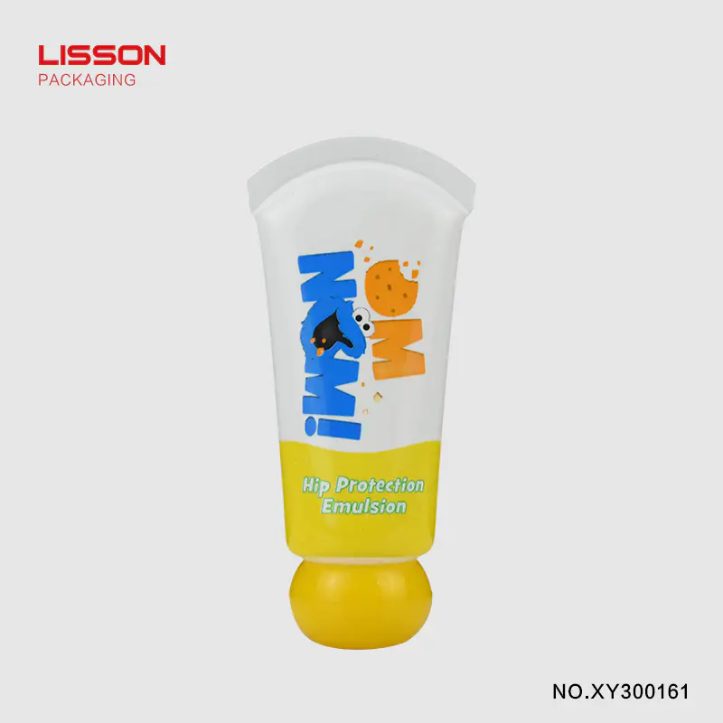 Custom cosmetic tube best hand cream refillable plastic soft tube
