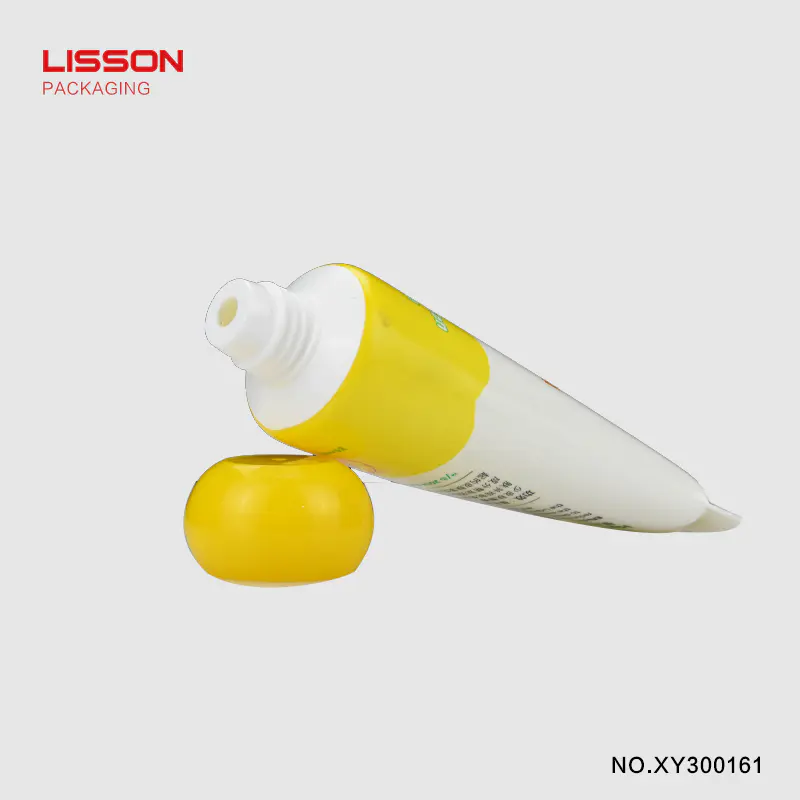 Custom cosmetic tube best hand cream refillable plastic soft tube