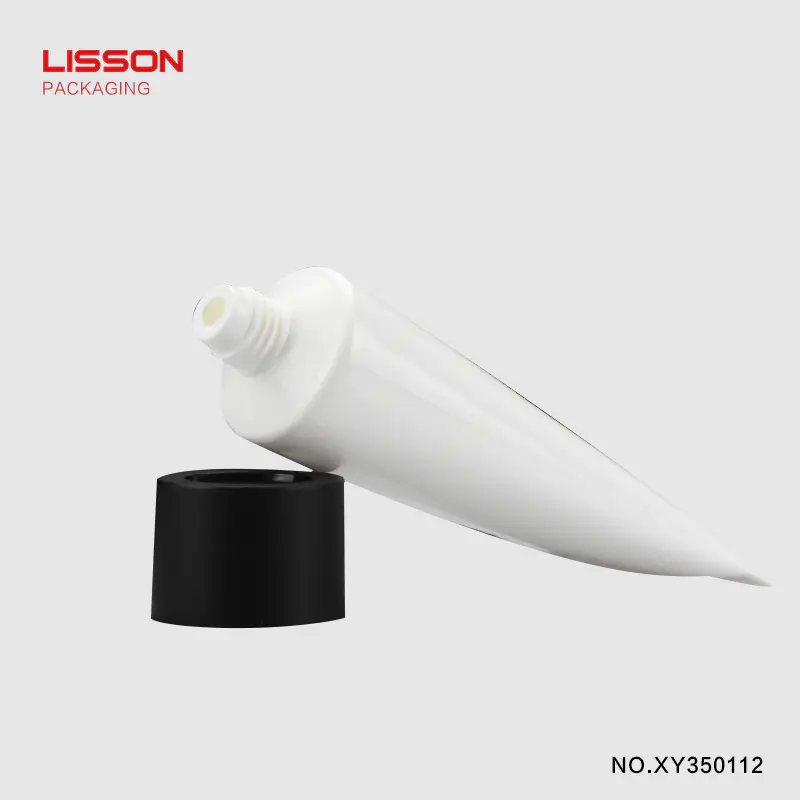 screw cap plastic tube caps high-end for cream Lisson