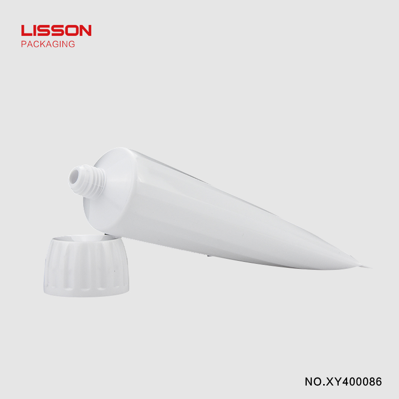 Lisson bulk production plastic tubes with caps tooth-paste for packaging-4