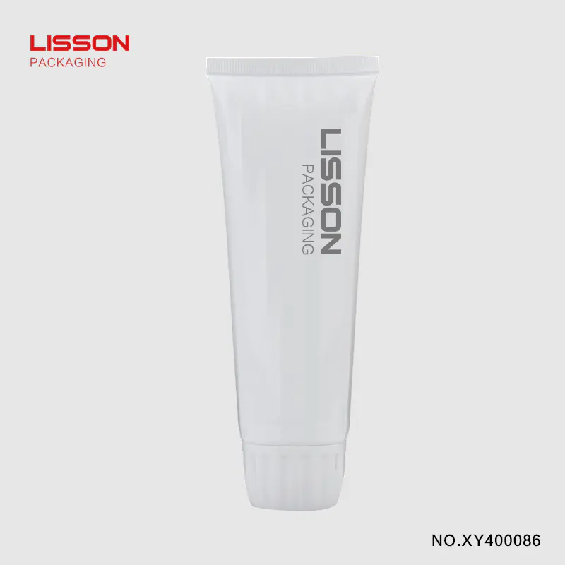 Lisson bulk production tube screw cap special shape for facial cleanser