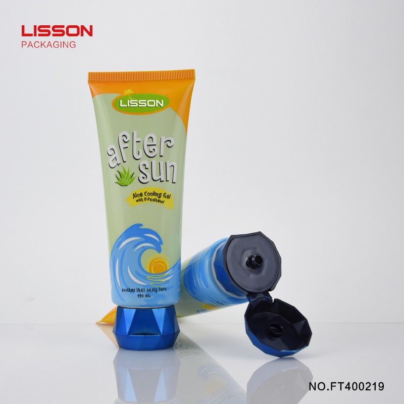 Lisson clear plastic tube chic design for facial cleanser-3