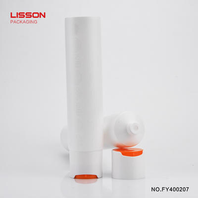 120ml cosmetic plastic packaging tube with special screw cap