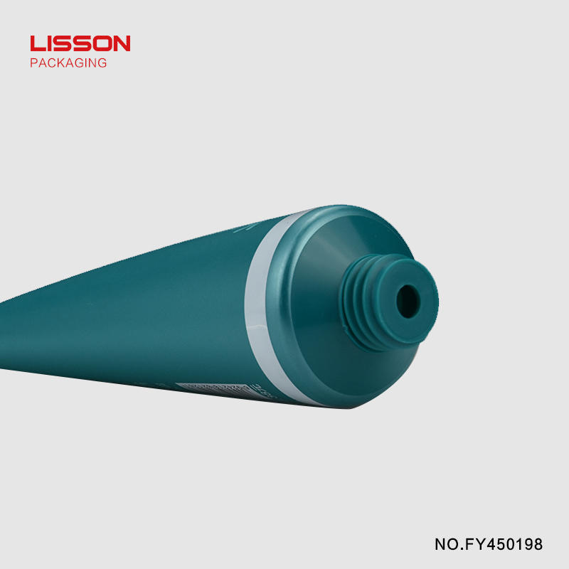 tube flip top cap cleanser cap Lisson company
