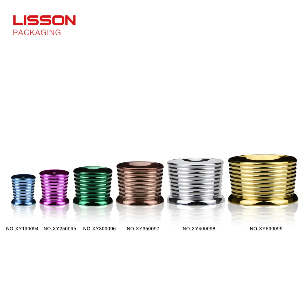 Lisson Brand luxury blossom aluminium lotion packaging manufacture