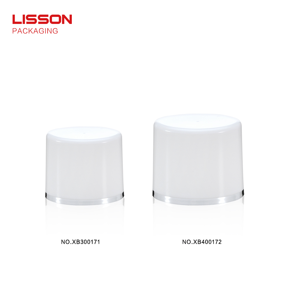 Lisson rounded angle lotion containers wholesale silver coating for essence-1