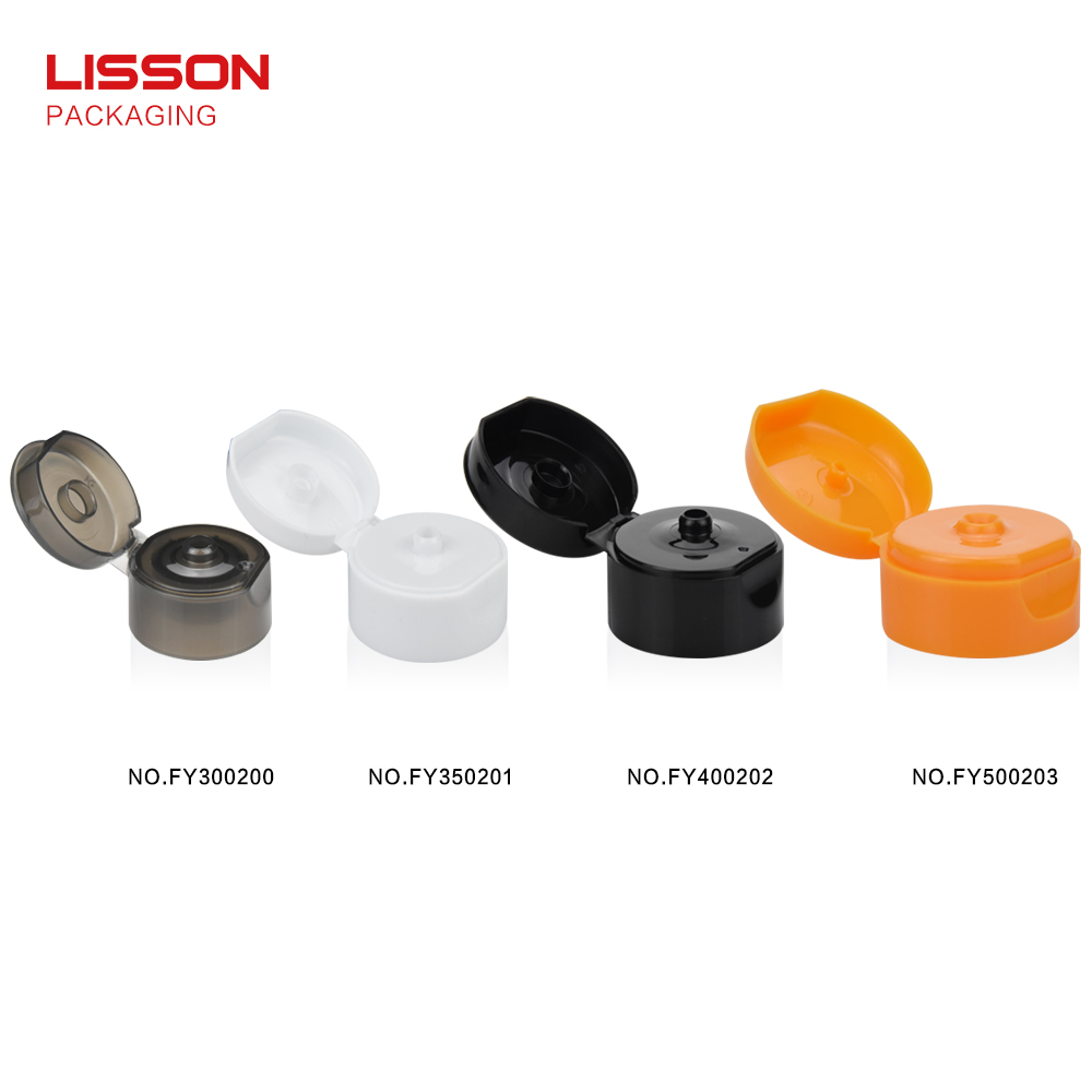 Lisson round flip top bottle caps at discount for lotion
