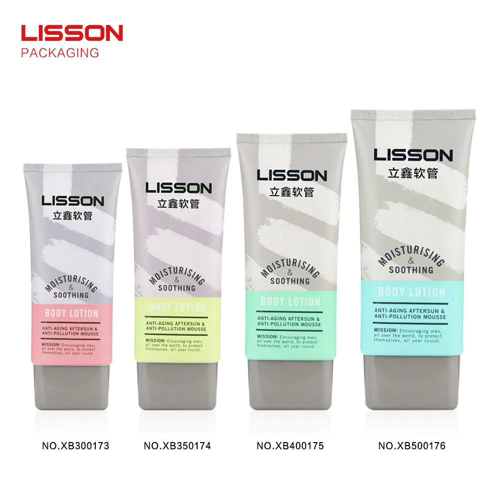 Lisson free design plastic tube packaging moisturize for packaging
