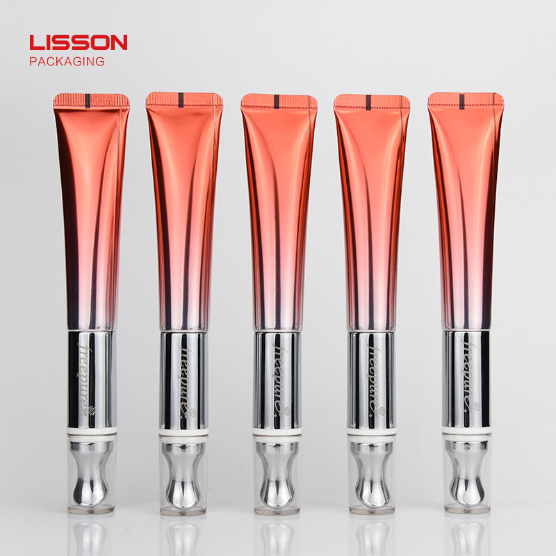 latest cosmetic tube new cap technology laser carving make your own unique brand packaging