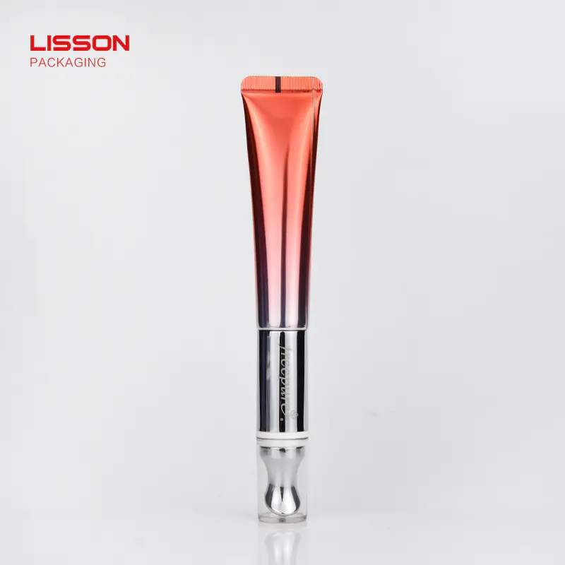 latest cosmetic tube new cap technology laser carving make your own unique brand packaging