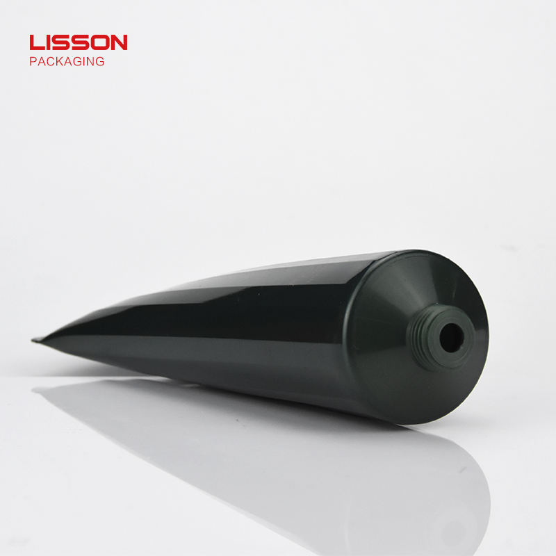 Lisson right angle cosmetic squeeze tubes wholesale silver coating for essence-7