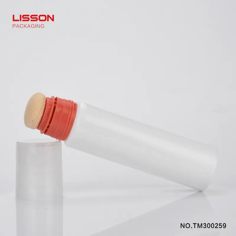 40ml facial blusher tube with cotton applicator for make-up packaging