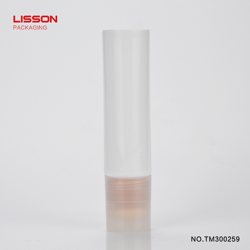 Lisson logo printed squeeze tubes for cosmetics soft blush