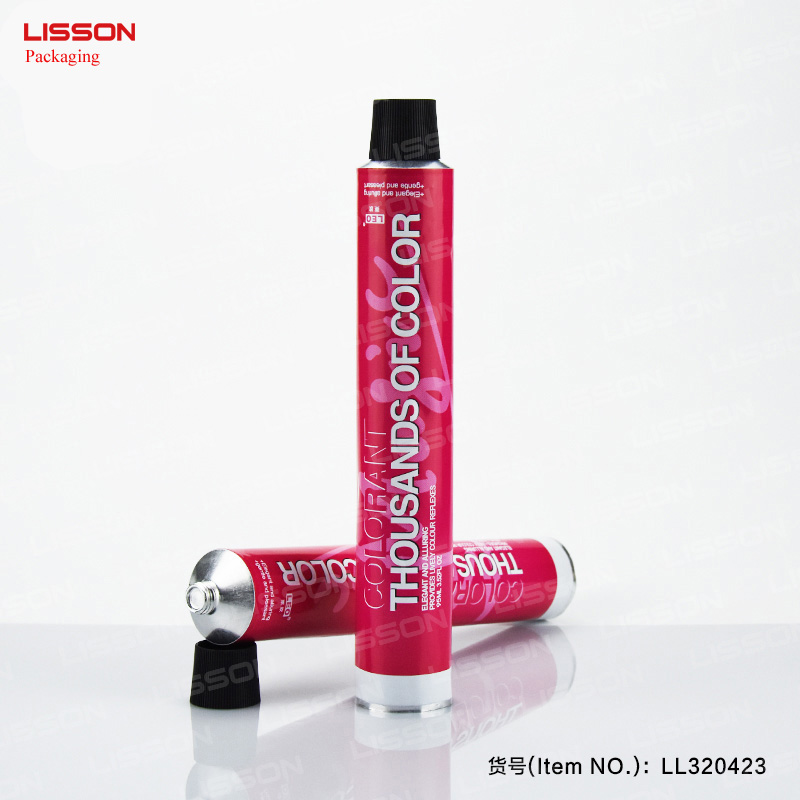 Red Aluminium Tubes Customized Tubes