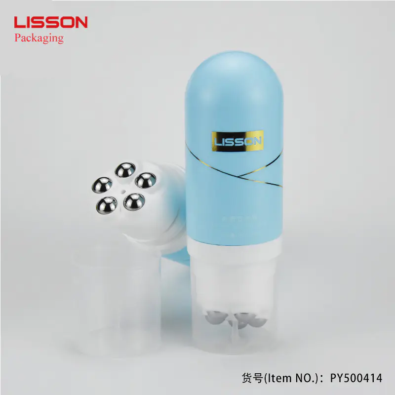 wholesale 150 ml massage cosmetic tube five steel ball