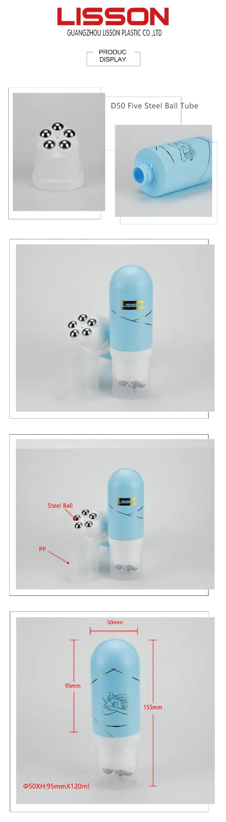 double rollers make up tube for wholesale for packaging