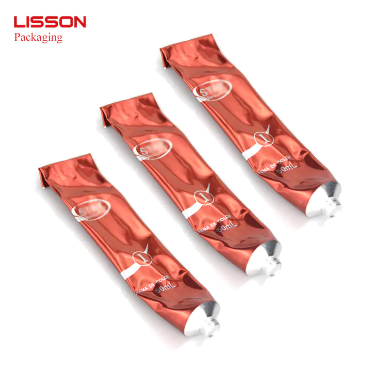 Lisson aluminum squeeze tube packaging oem for lotion