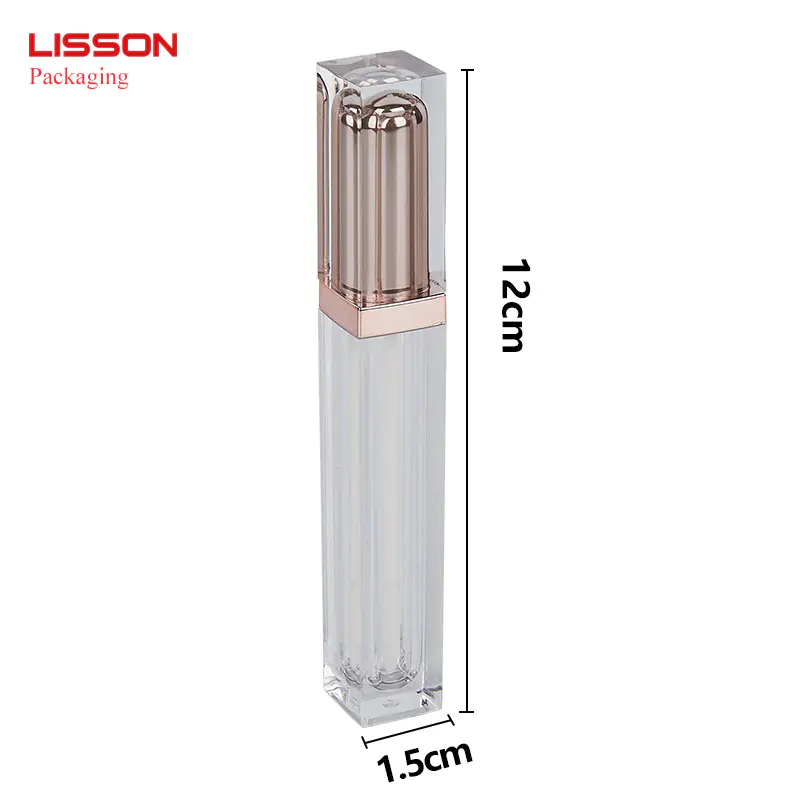 Lisson single roller lip balm tubes acrylic for packaging