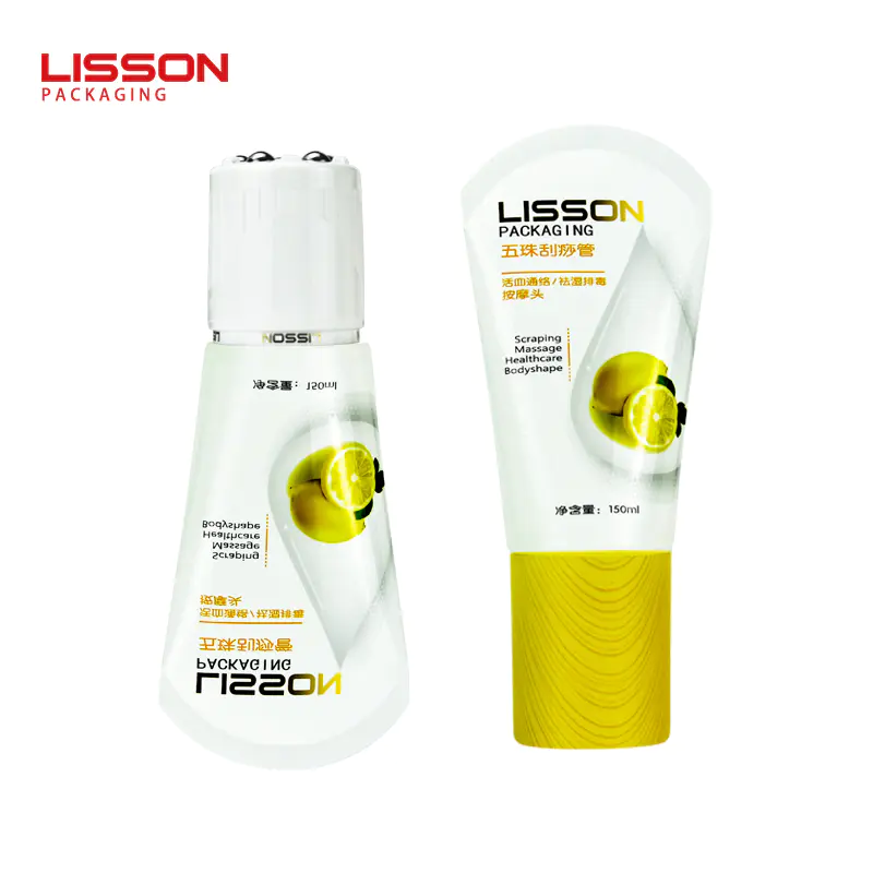Lisson screw cap lotion tubes wholesale scraping for skin care