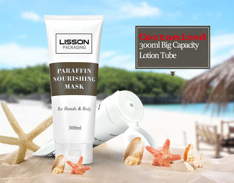 Lisson screw cap cosmetic tube packaging therapy for skin care