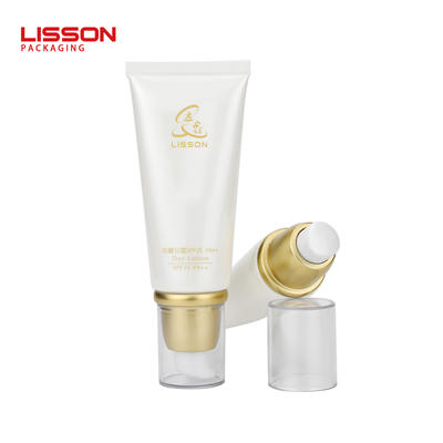 D35 Empty Airless Pump Lotion Tube Packaging