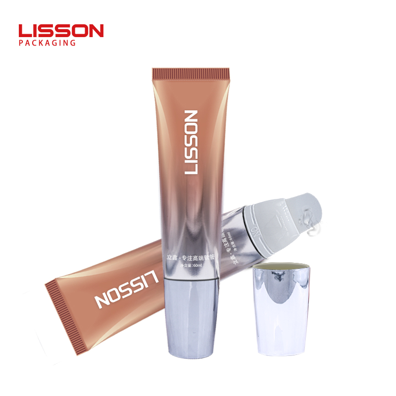 Lisson mirror cosmetic tube oval for storage