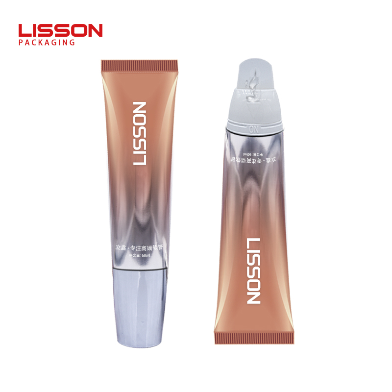 Lisson sunscreen tube flip top cap for packing